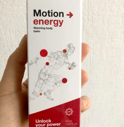 Packaging with balm Motion Energy, photo from Anna's review
